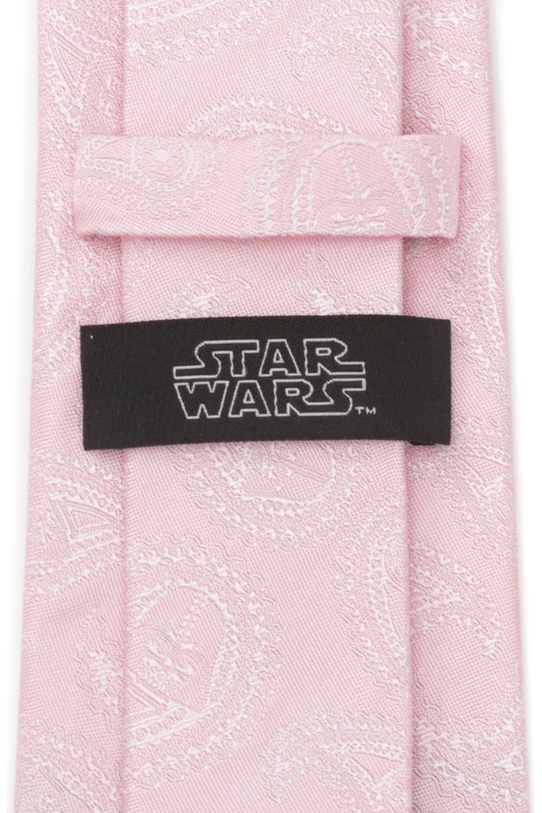 Darth Vader Silk Tie, Alternate, color, PINK