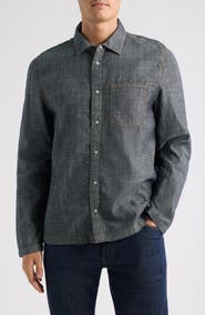 Wax London Manilla Chambray Button-Up Shirt