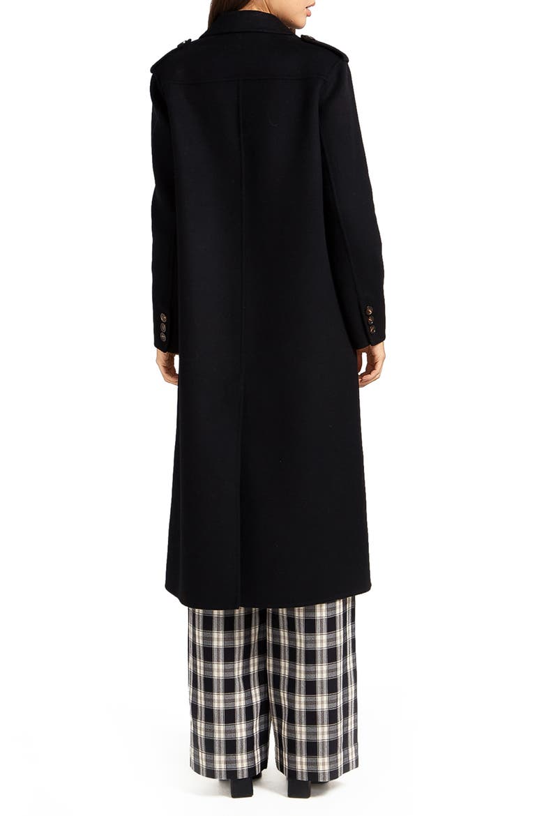 Tainted Love Wool Blend Coat, Alternate, color, BLACK