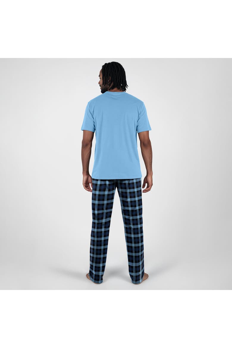 Men's Concepts Sport Powder Blue Los Angeles Chargers Highland Sleep Set, Alternate, color, Powder Blue