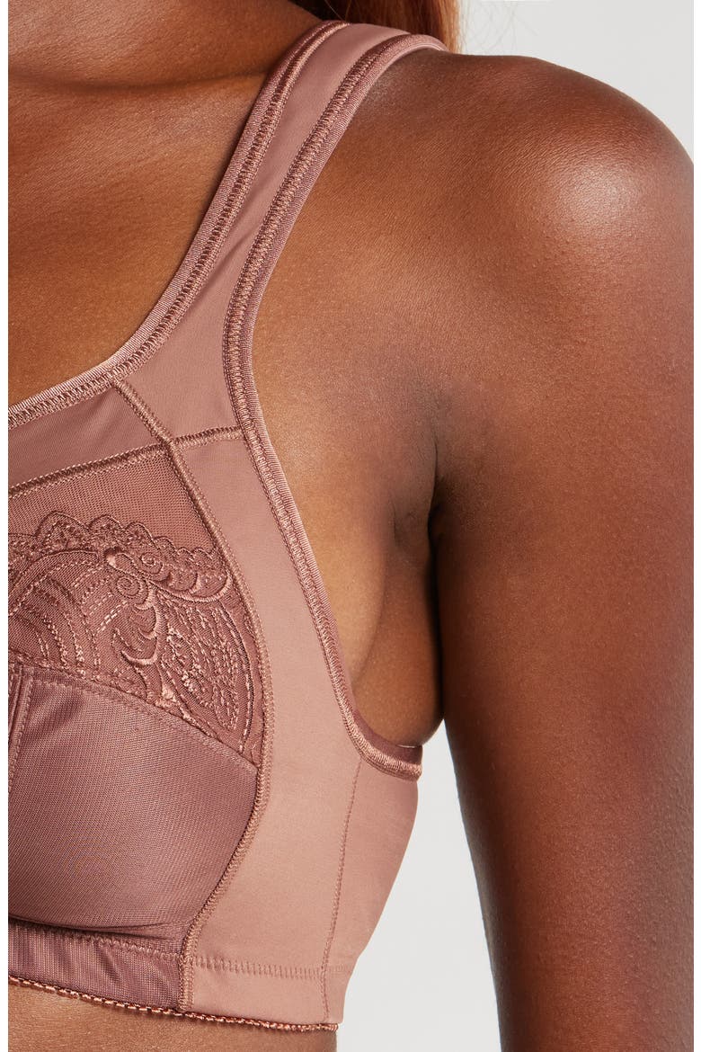 Isadora Wireless Bra, Alternate, color, MOCHA