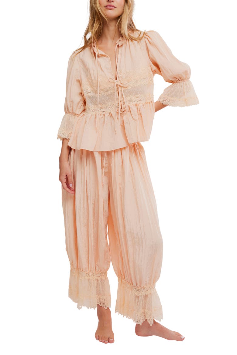 Intimately FP Forever Young Bed Jacket, Alternate, color, PEACH PIT