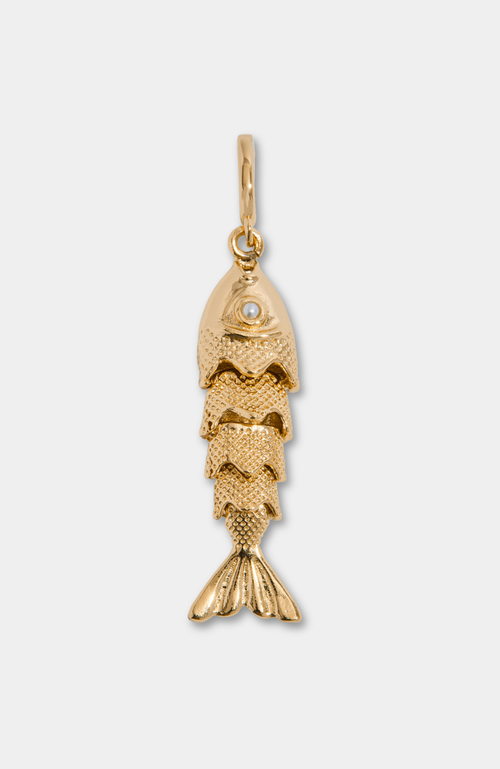 Stella & Dot Lucky Fish Charm in Gold at Nordstrom, Size Medium