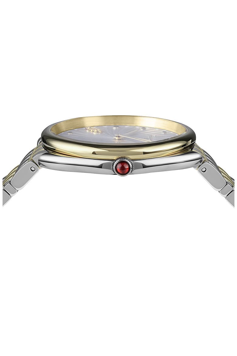 Women's Cuir Watch, 34mm, Alternate, color, TWO TONE