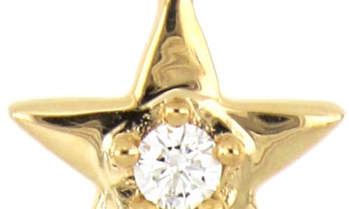 Bony Levy Kids' 18k Gold Single Diamond Star Pendant Necklace In Gold