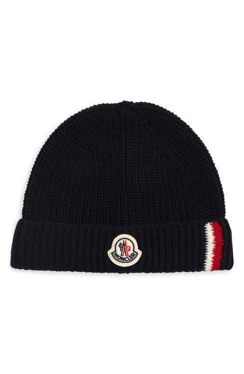 Kids' Tricolor Stripe Virgin Wool Beanie