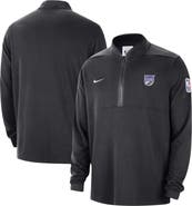 Nike Men's Nike Black Sacramento Kings Authentic Performance Half-Zip Jacket
