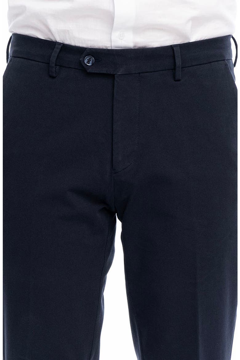 Stretch Cotton Casual Fashion Pants, Alternate, color, NAVY BLUE