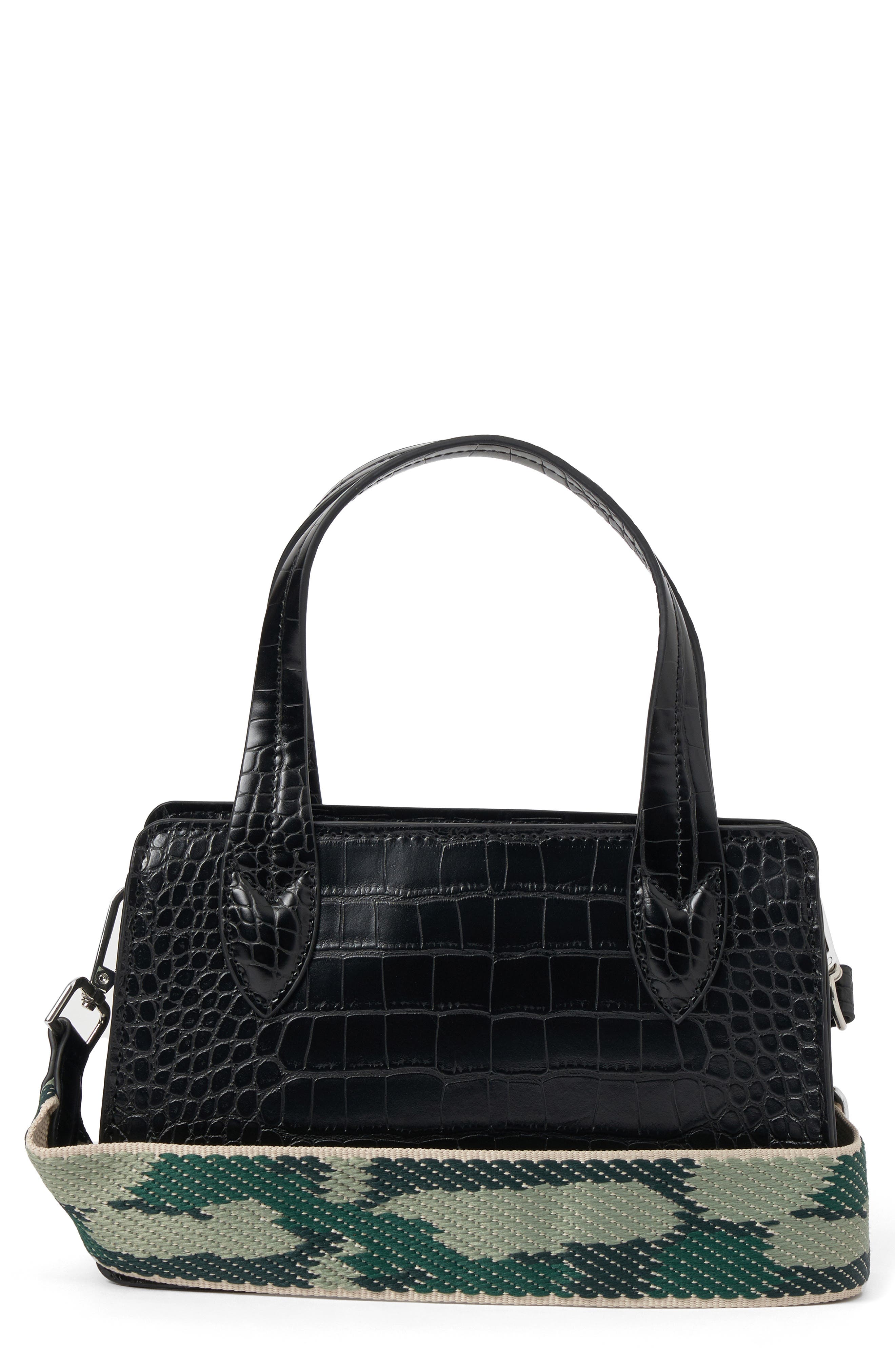 Urban Originals August Croc Embossed Vegan Leather Crossbody Bag