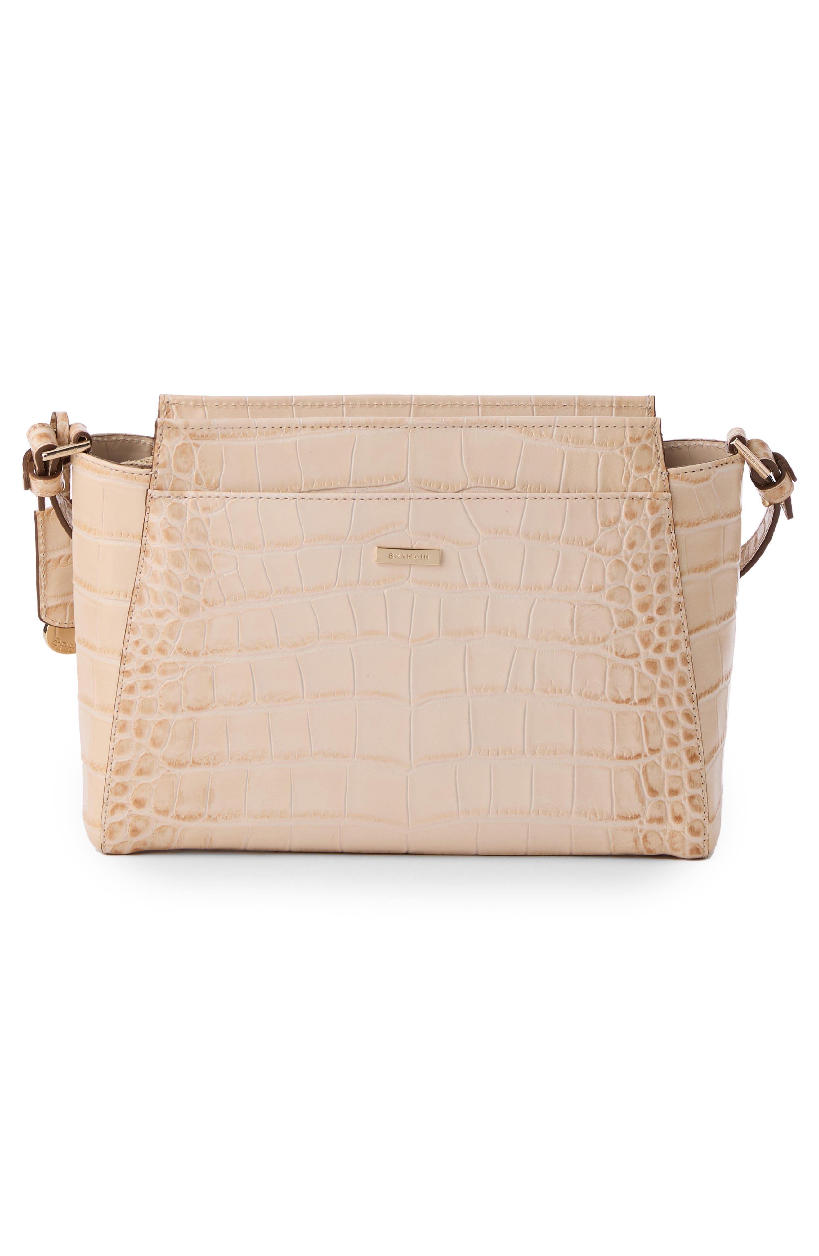 Brahmin Hillary Embossed Leather Crossbody Bag, Alternate, color, 
