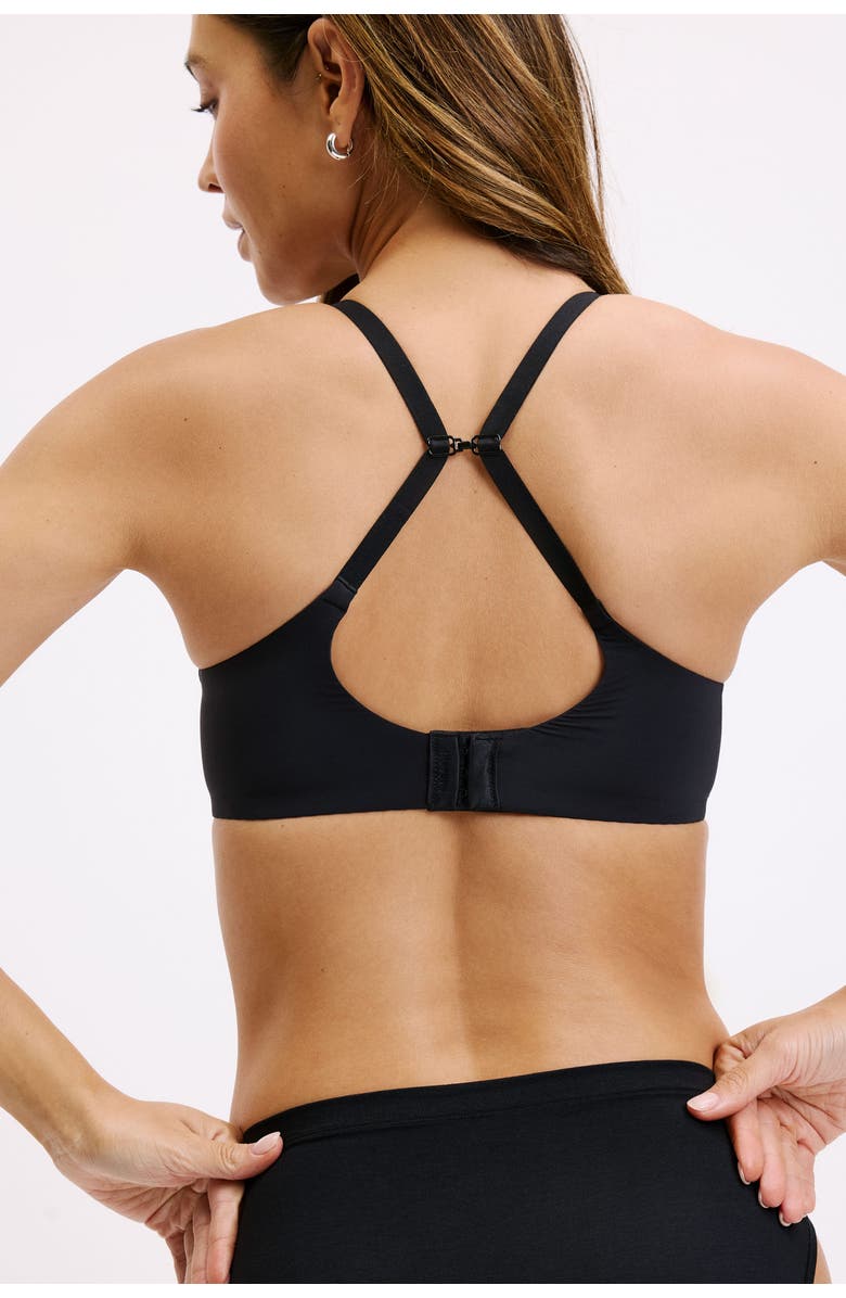 Harper Wilde Base Unlined Bra, Alternate, color, Black