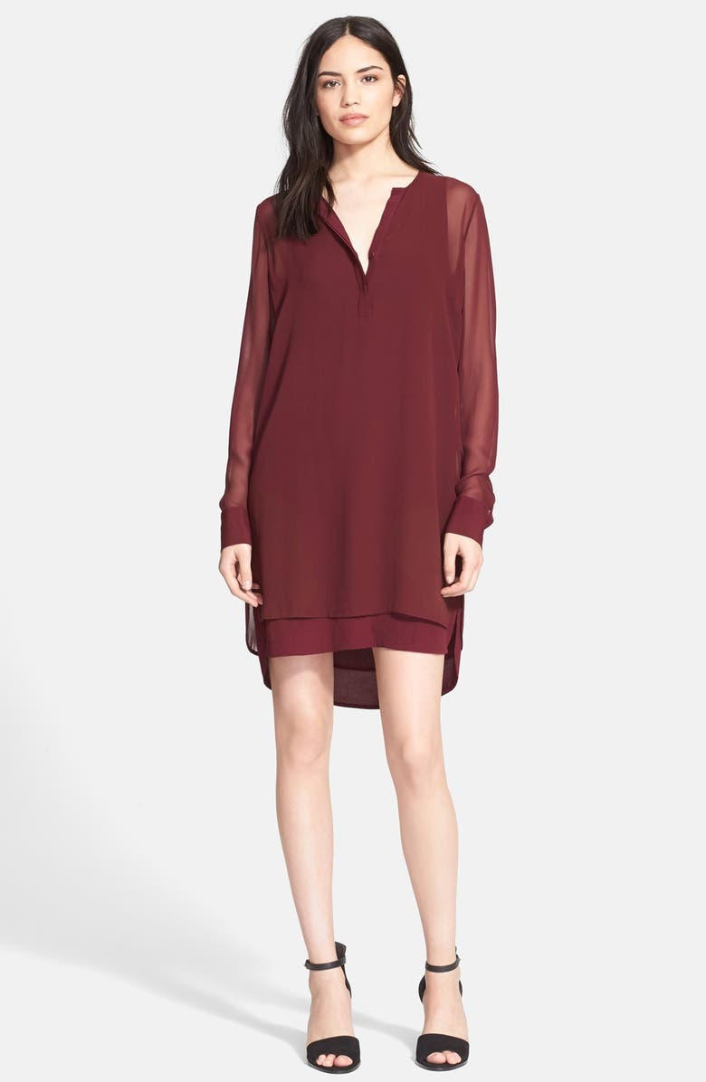 Vince Double Layer Shirtdress, Main, color, 