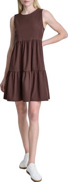 DKNY Commuter Sleeveless Swing Minidress