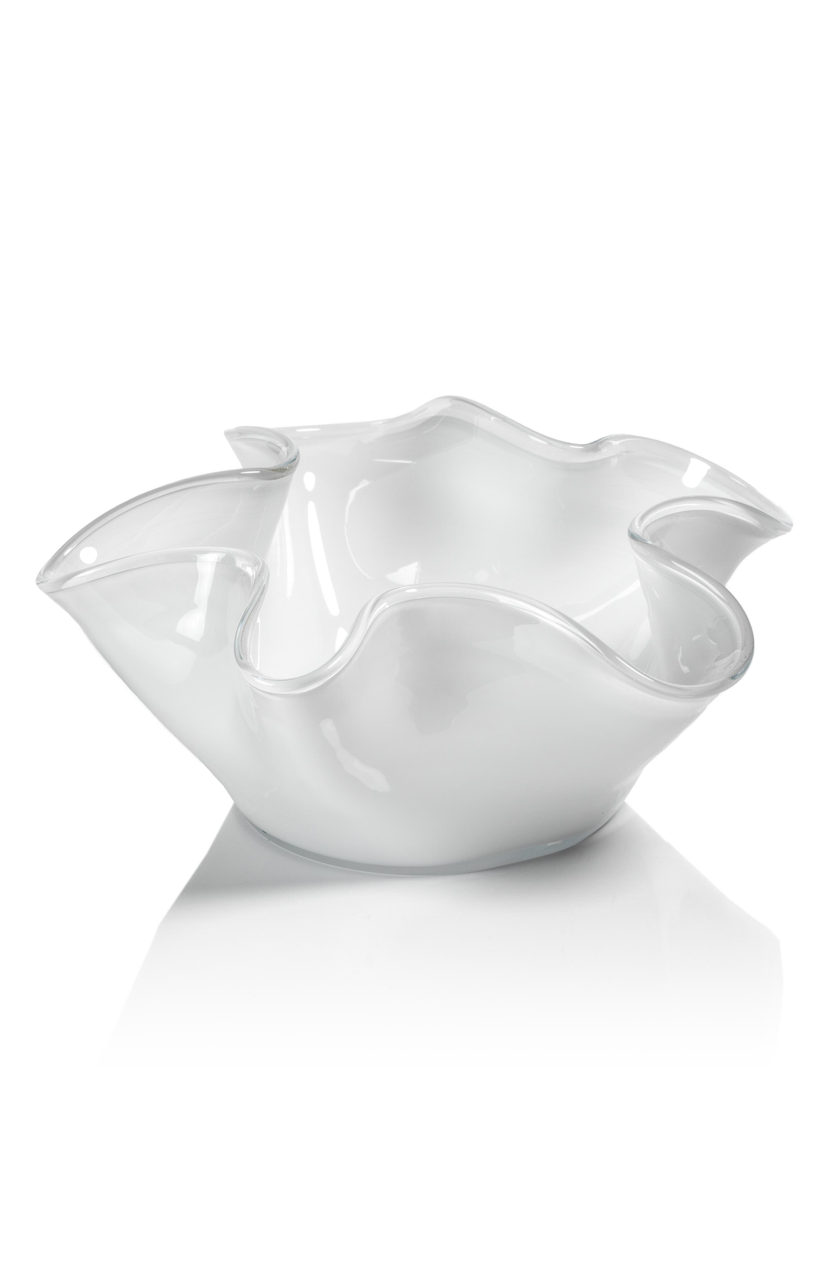 Zodax Vellerti Wave Glass Bowl