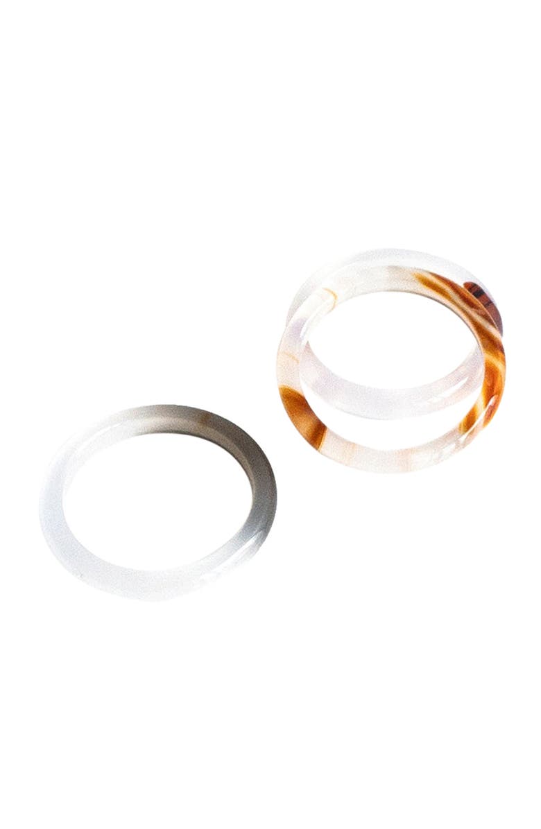 seree Playground Skinny jade stone stacking rings, Main, color,