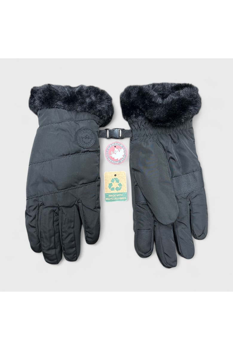 Women's Winter Touchscreen Gloves, Main, color, Black