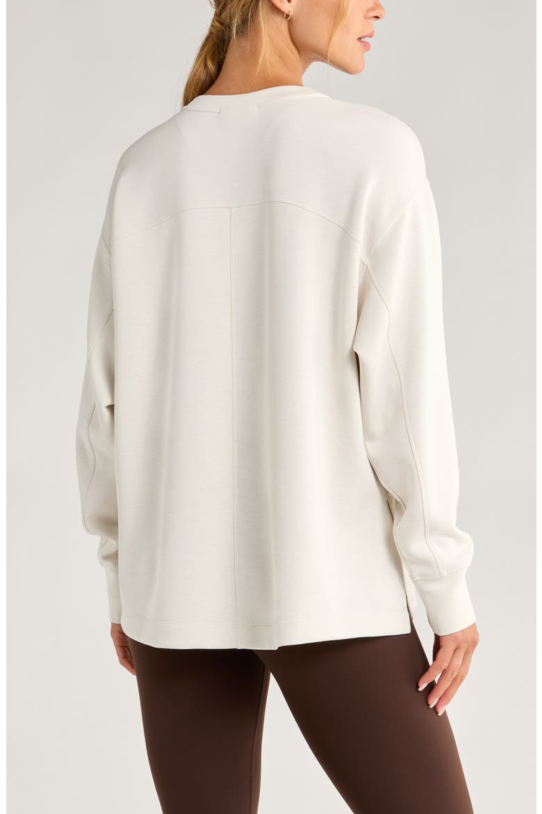 Soft Luxe Tunic, Alternate, color, BEIGE IVORY HEATHER