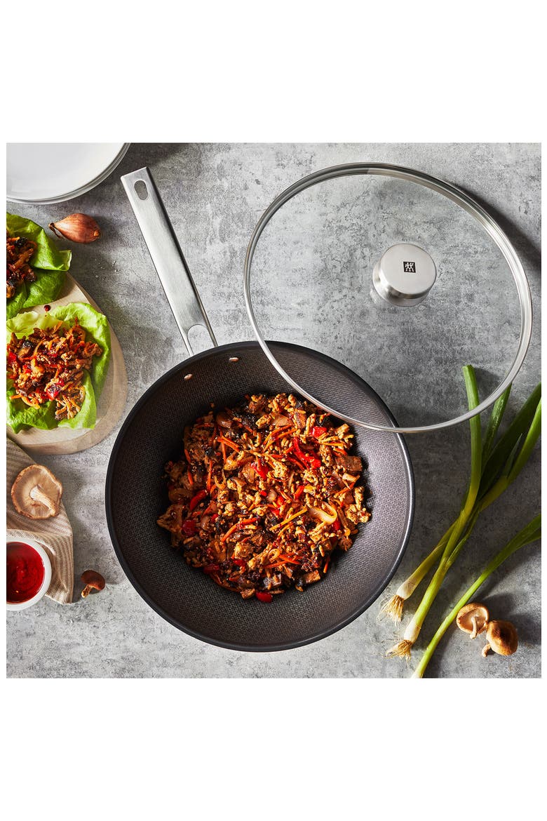 Joy Plus 12-Inch Nonstick Wok, Alternate, color, STAINLESS STEEL