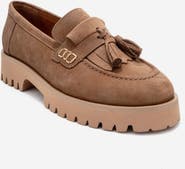 Forever & Always Shoes Poen Leather Tassel Loafer