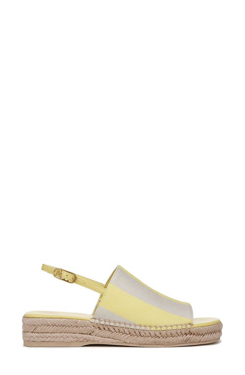 Franco Sarto Rune Slingback Platform Sandal In Yellow