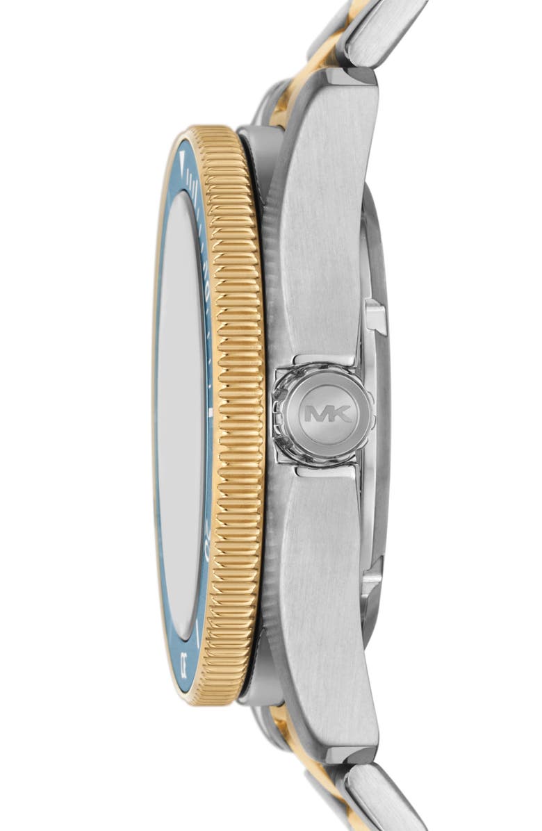 Michael Kors Maritime Quartz Stainless Steel Bracelet Watch, 42mm, Alternate, color, Stainless Steel