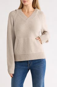 Lucky Brand Solid Hooded Sweater