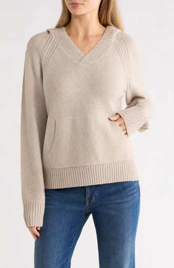 Lucky Brand Solid Hooded Sweater