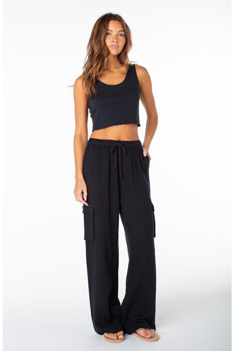 Precious Cargo Drawstring Pants, Alternate, color, ANTHRACITE