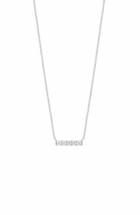 Diamond Icon Bar Pendant Necklace (Nordstrom Exclusive)