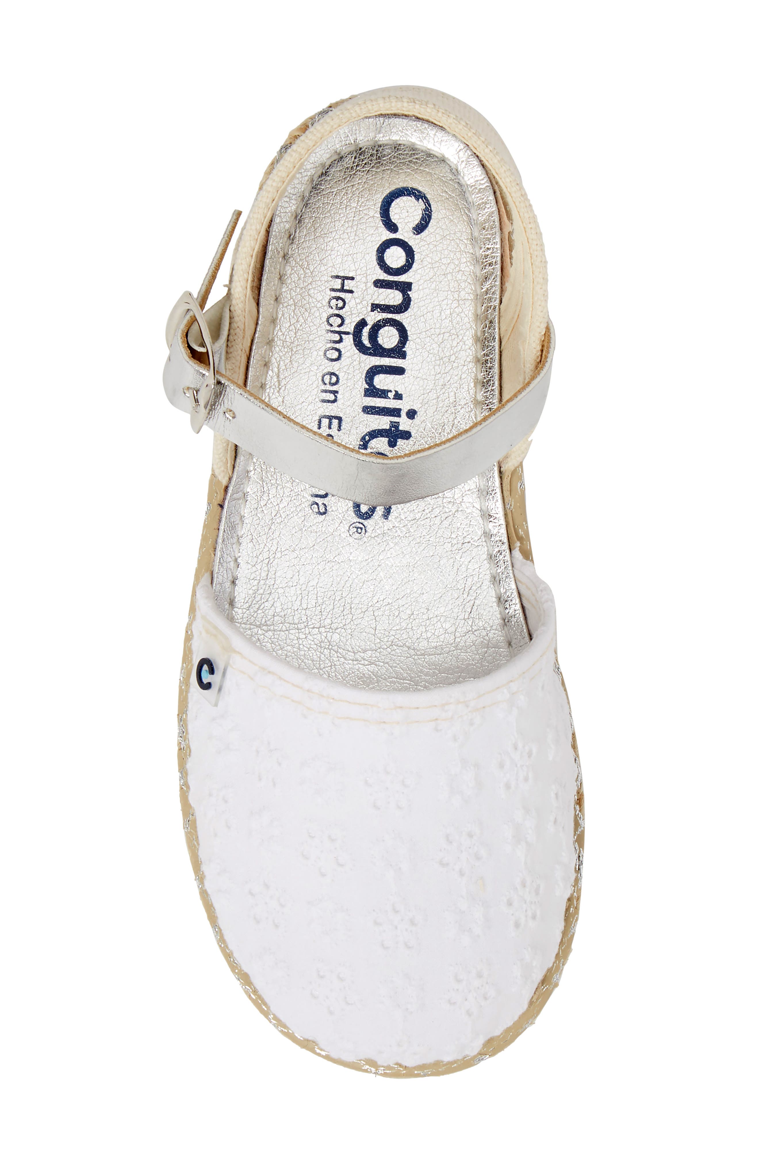 Batista Espadrille Flat, Alternate, color, WHITE