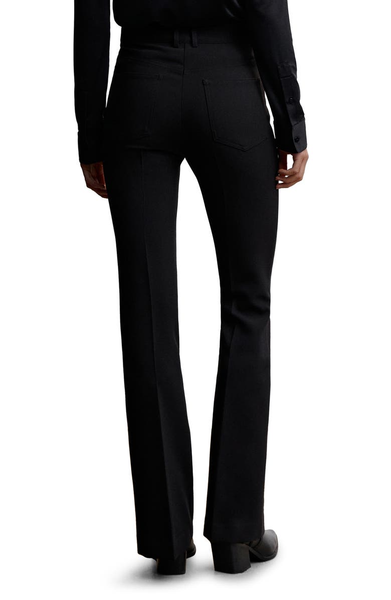 MANGO Pleated Flare Trousers, Alternate, color, 