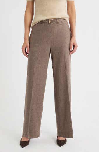 The Brianne Belted Straight Leg Pants
