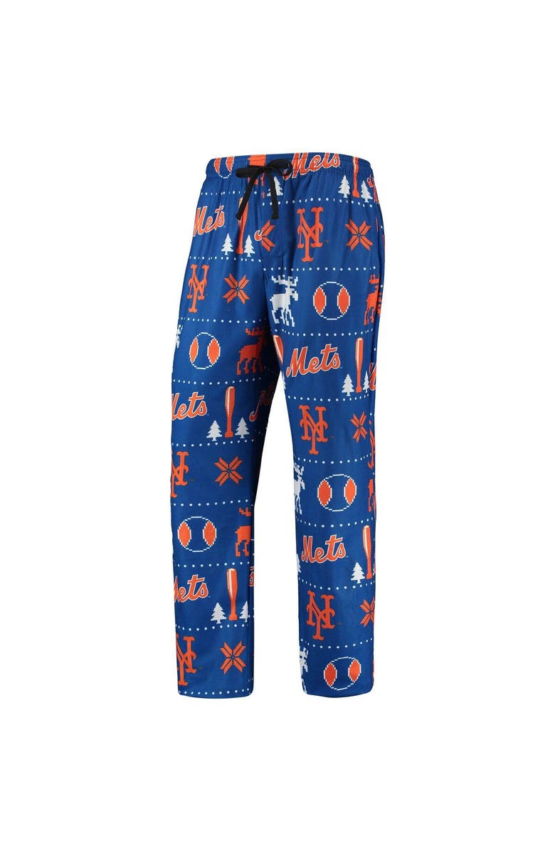 FOCO Men's FOCO Royal New York Mets Ugly Pajama Sleep Set, Alternate, color, 