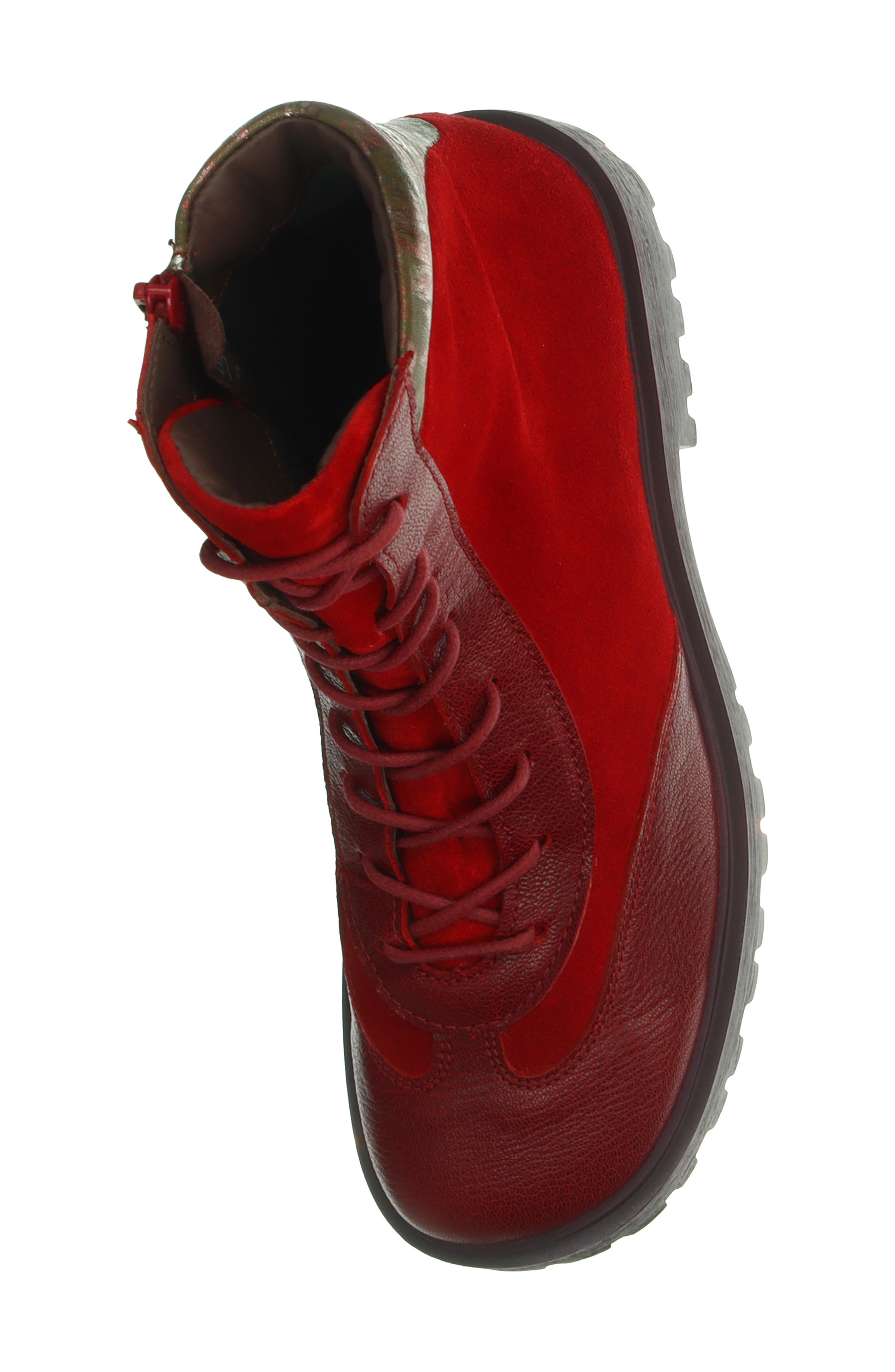 Trento Leather Ankle Boot, Alternate, color, MELOGRANO/ KOMBI