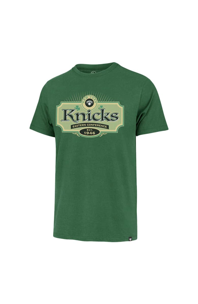 '47 Men's '47 Green New York Knicks Lucky Team Franklin T-Shirt, Alternate, color, Green