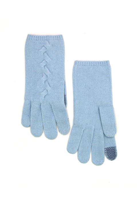 Cashmere tech gloves