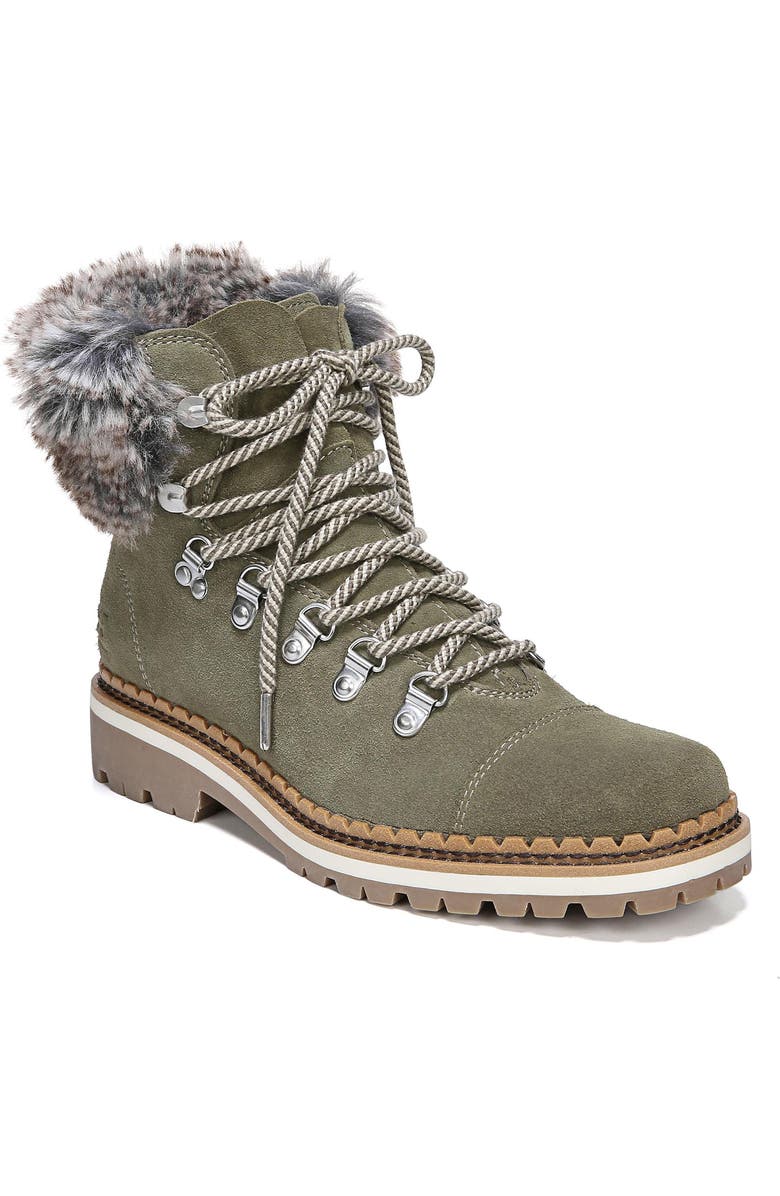 Sam Edelman Bowen Faux Fur Trim Bootie, Main, color,