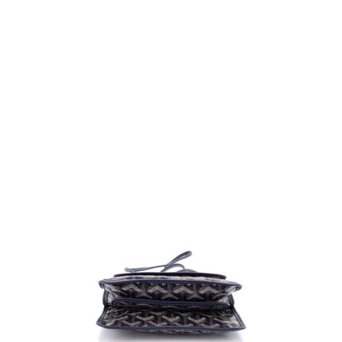 Pre-owned Goyard Goyard Plumet Clutch Wallet Coated Canvas In Multi