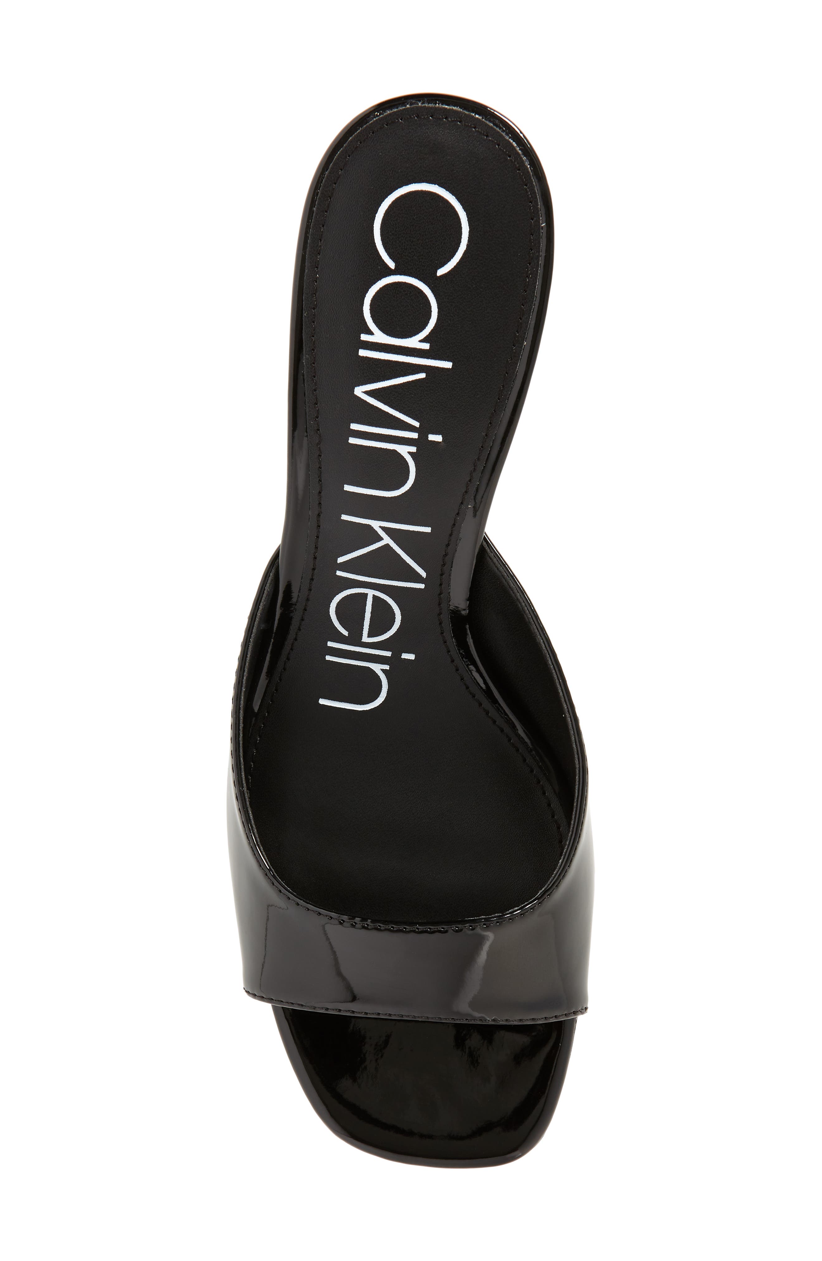 Calvin Klein Mega Kitten Heel Slide Sandal, Alternate, color, 