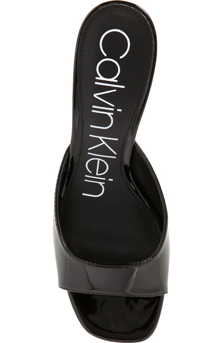 Calvin Klein Mega Kitten Heel Slide Sandal, Alternate, color,