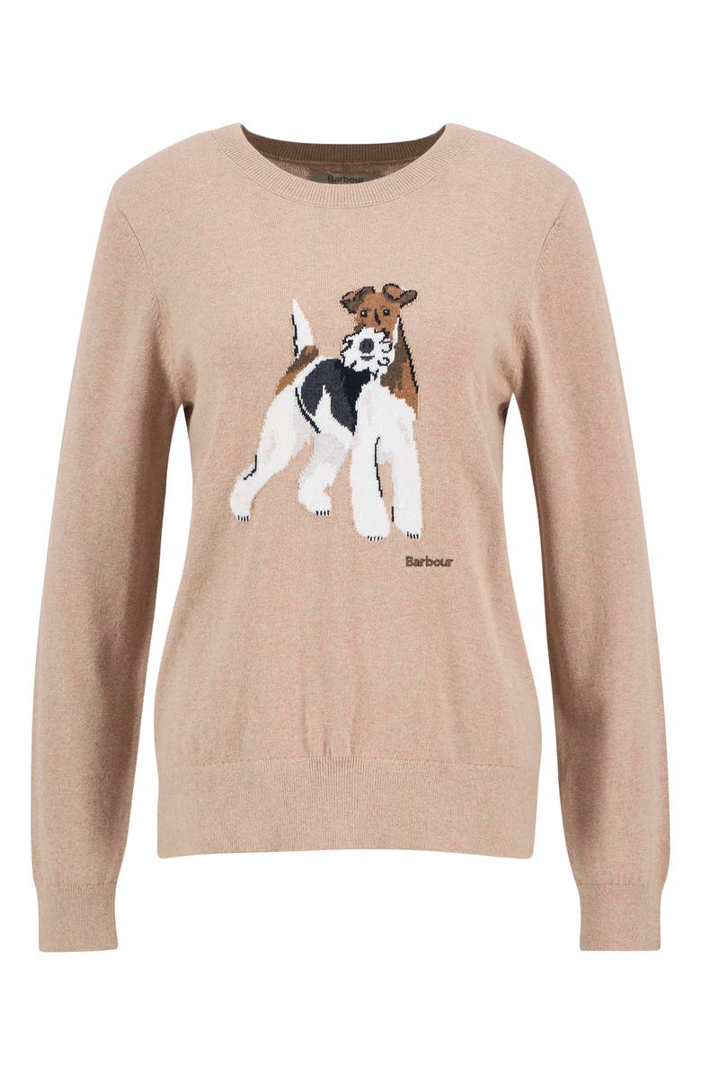 Barbour Fareham Knitted Sweater, Alternate, color, Pale Camel