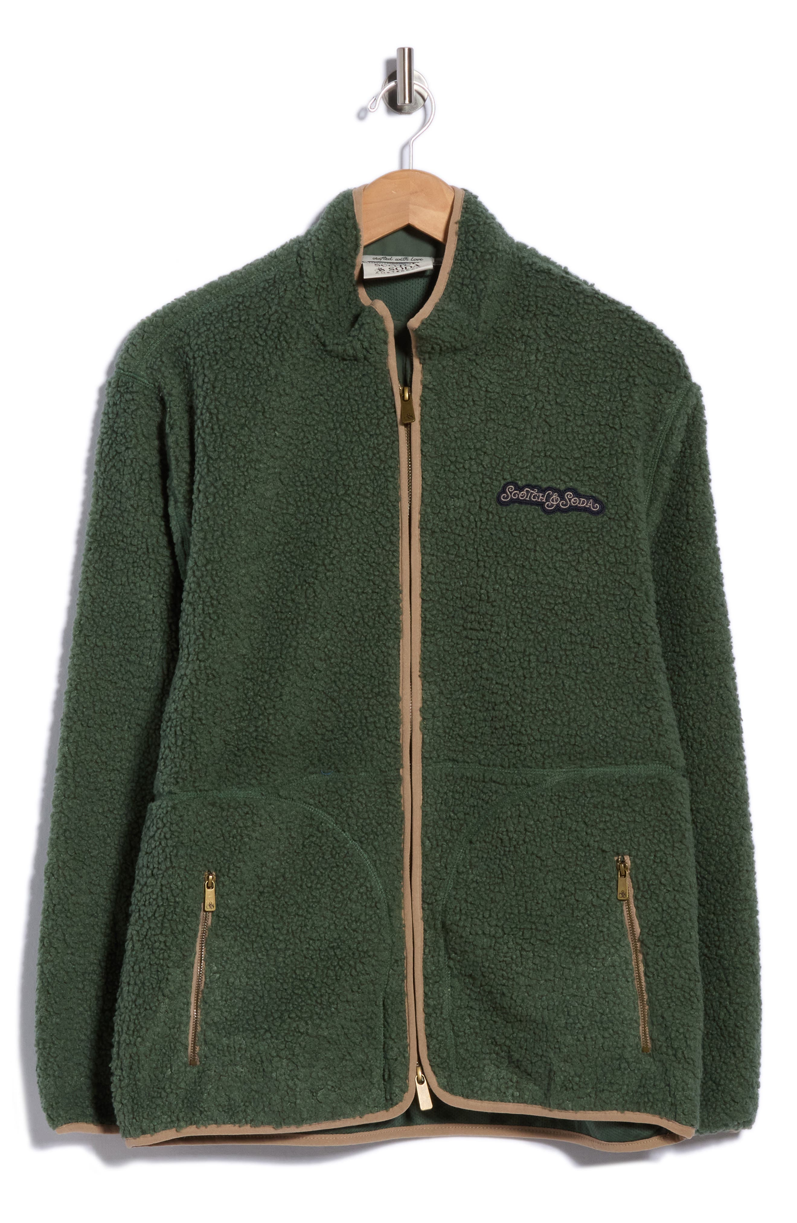 Full-Zip High-Pile Fleece Jacket