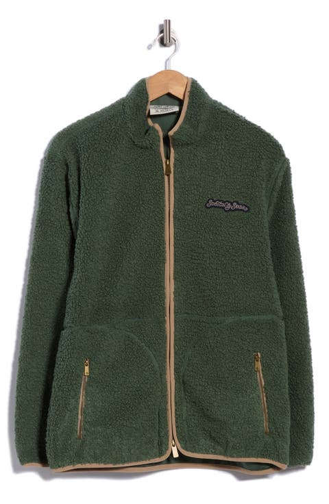 Full-Zip High-Pile Fleece Jacket