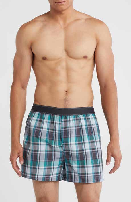 NORDSTROM RACK Assorted 3-Pack Modern Fit Woven Boxers
