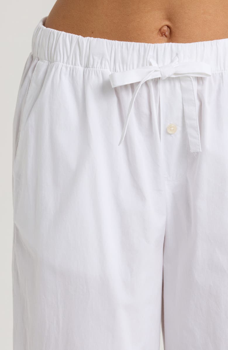 Nordstrom Classic Cotton Pajamas, Alternate, color, White