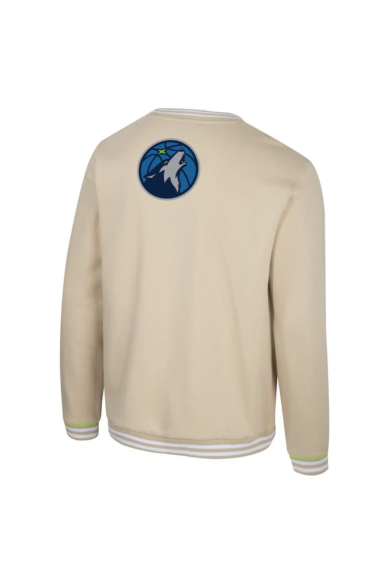 Unisex Stadium Essentials Natural Minnesota Timberwolves Halftime Pullover Sweatshirt, Alternate, color, Natural