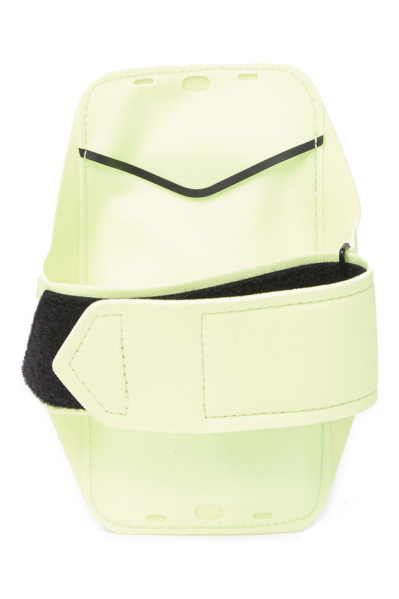 Lean Arm Band Plus, Alternate, color, BARELY VOLT/ BLACK/ SILVER