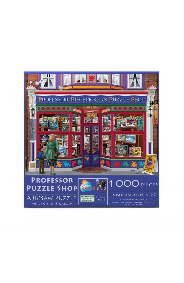 Sunsout Professor Piecepickers Puzzle Shop 1000 piece Jigsaw Puzzle for Adults, Alternate, color, Multicolor