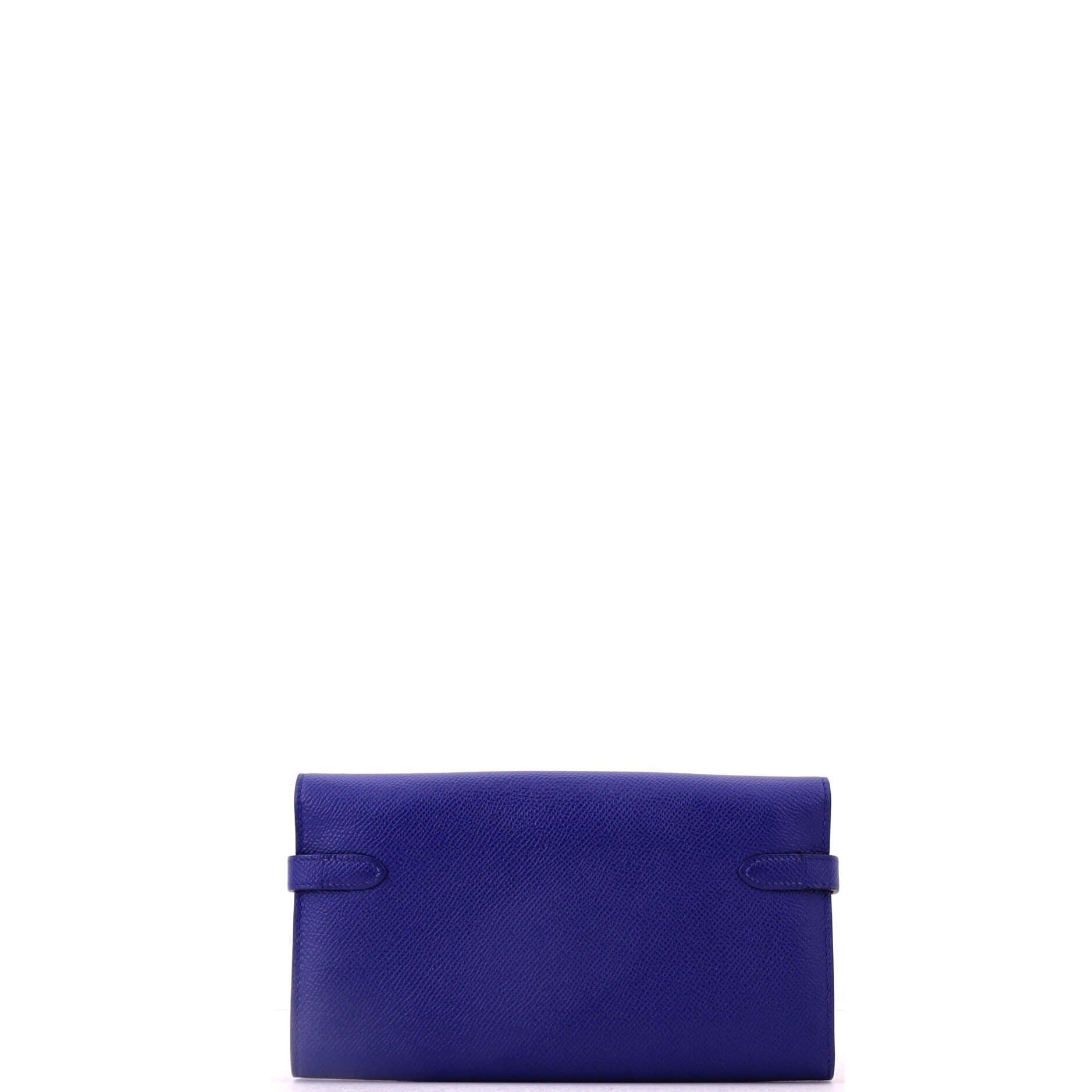 Kelly Wallet Epsom Long, Alternate, color, Blue