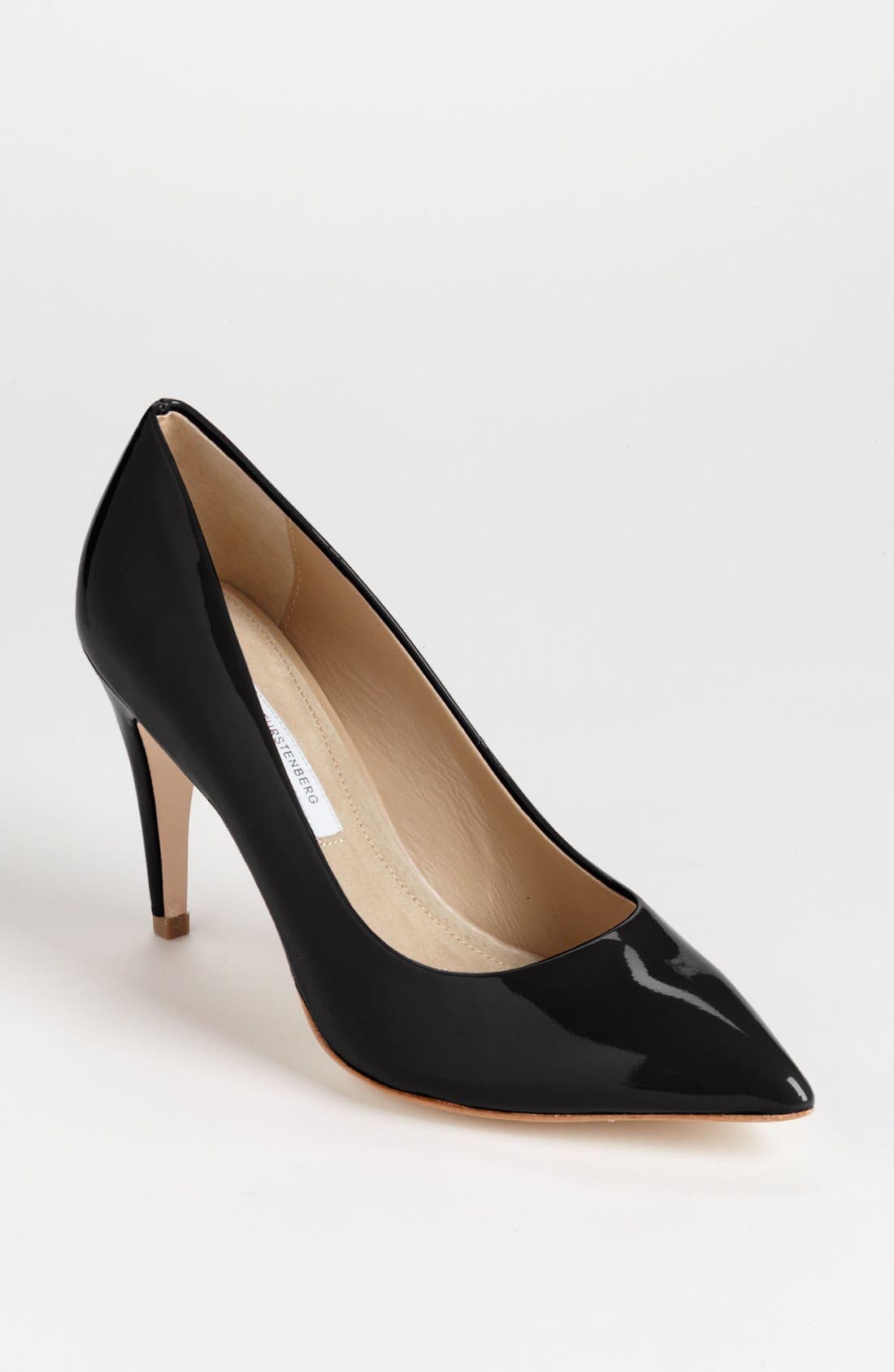 'Anette' Pump, Main, color, BLACK PATENT
